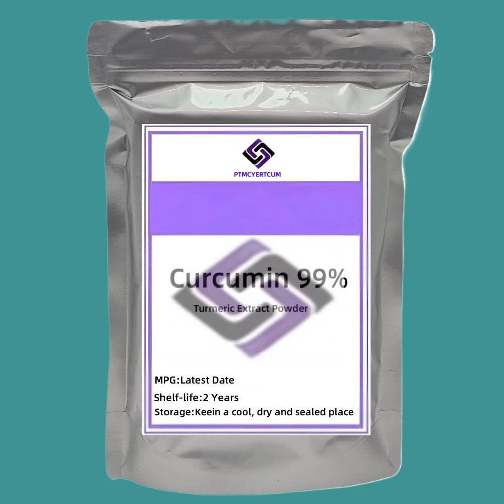 Customized Aluminum Foil Bag for 99% Curcumin Turmeric Extract Powder,Inner Pack Double Deck Plastic Bag for Global Distributors