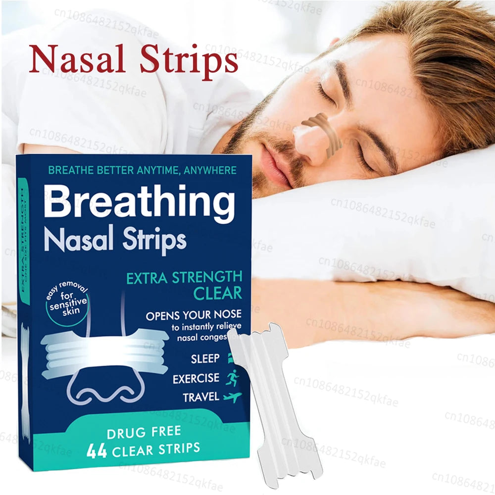 26/30/44PCS Nose Breathe Strips,Sleep Nasal Strips,Anti Snoring Nose Strips for Breathing,Exercise Air Intake and Improve Sleep