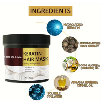 Magical Keratin Hair Mask 5 Seconds Fast Repair Damaged Frizzy Hair Soft Smooth Shiny Straightening Deep Moisturizing Hair Care