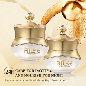 AILKE Whitening Face Care Set For All Skin Types, Anti Wrinkles, Dry Lines, Dark Spots, Moisturizing With Hyaluronic Acid