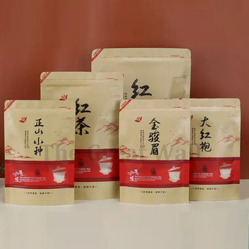 Dragon Well Chinese Green Tea Set Zipper Bags Maojian Tea Sealing No Packing Bag