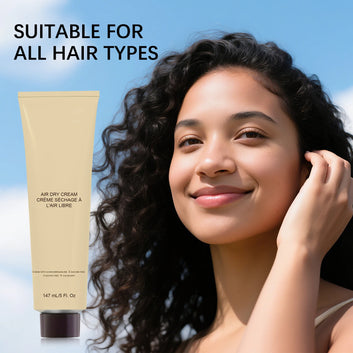 Curly hair styling cream, fluffy hair, easy styling, extended styling durability, enhanced hair elasticity and luster