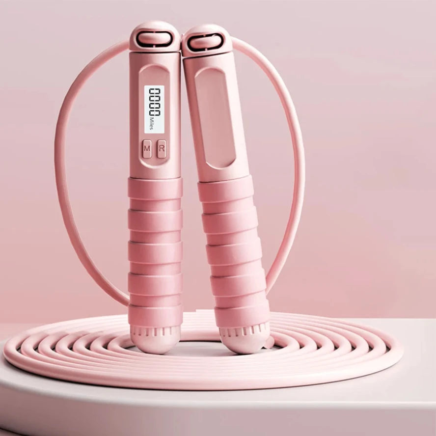 Electronic counting jump rope adult weight loss fitness exercise for men and women